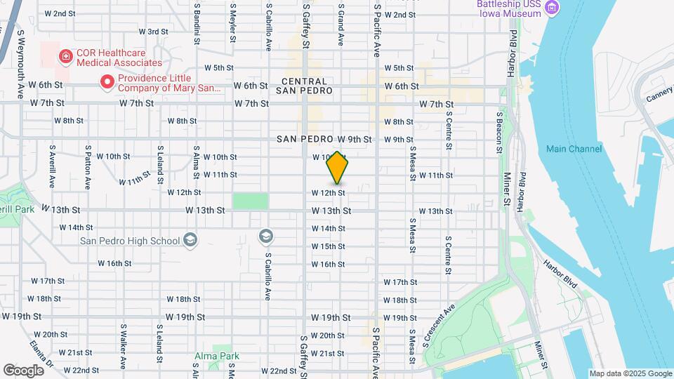1135 S Grand Ave Mapa y Detalles de la Ubicación