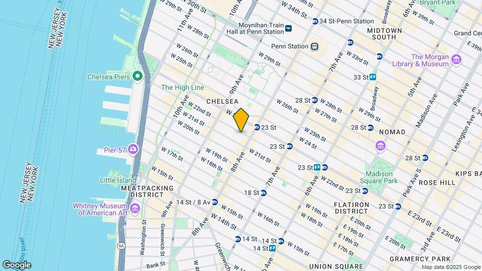 314 W 22nd St Map and Location Details