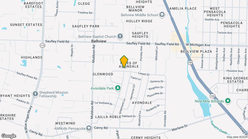 4818 Lanett Dr Map and Location Details