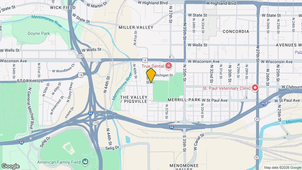 502 N 39th St Map and Location Details