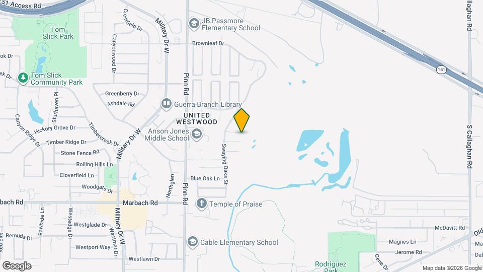 6606 Gallery Oak St Map and Location Details