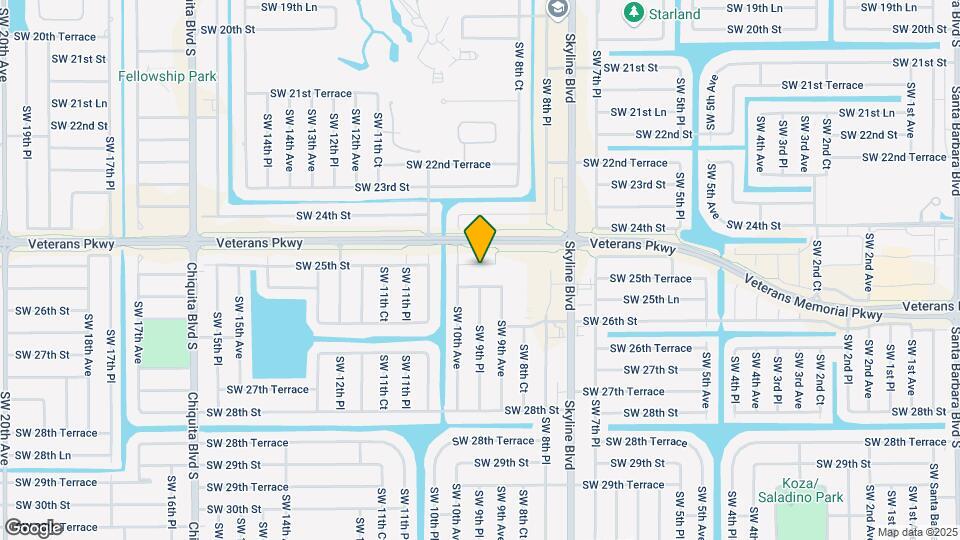 914 SW 25th St Map and Location Details