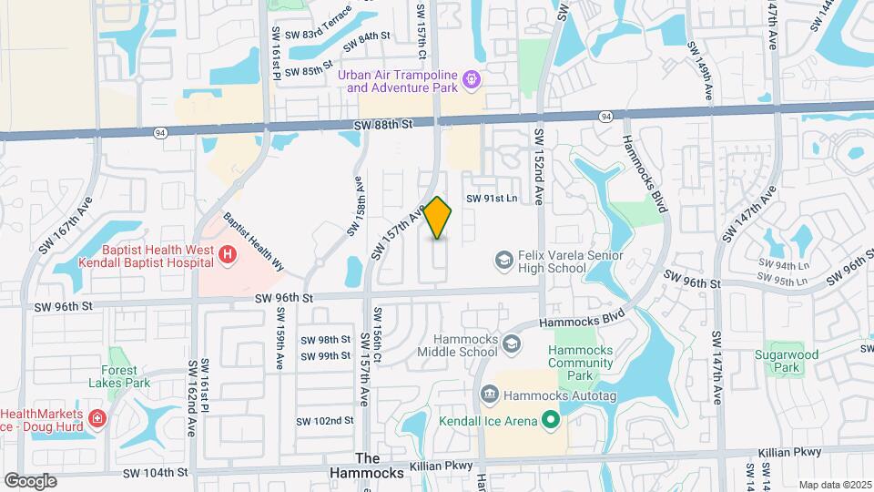 9329 SW 154th Ct Map and Location Details