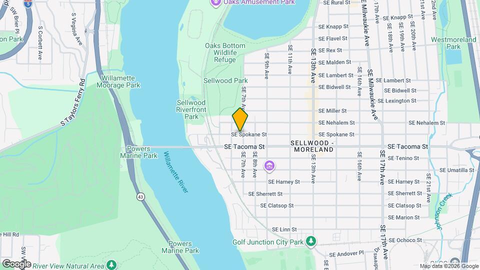 686 SE Spokane St, Unit 2. Map and Location Details