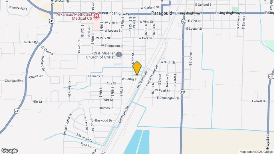 505 W Bertig St, Unit A Map and Location Details