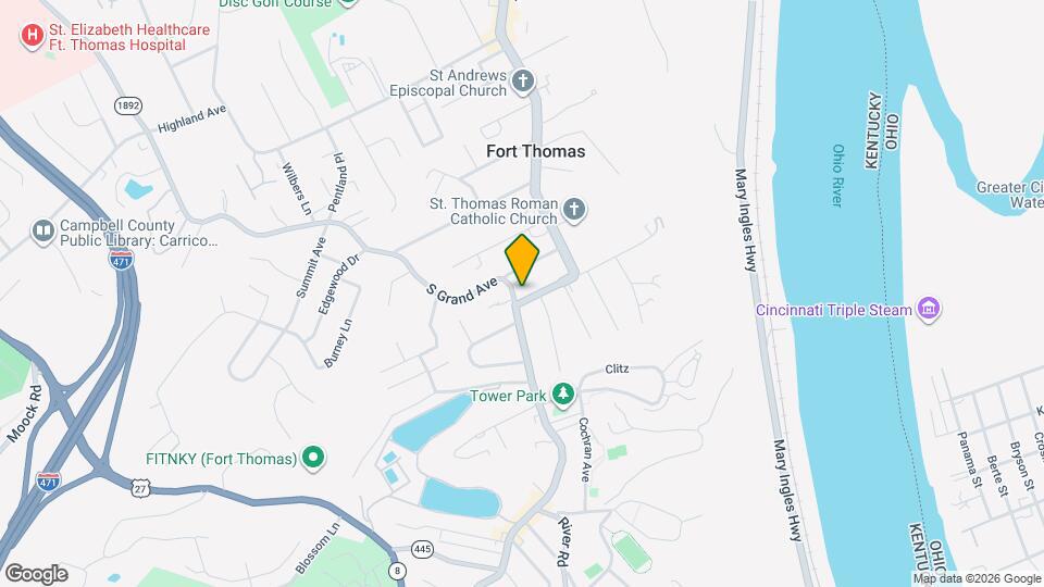 645 S Fort Thomas Ave Mapa y Detalles de la Ubicación