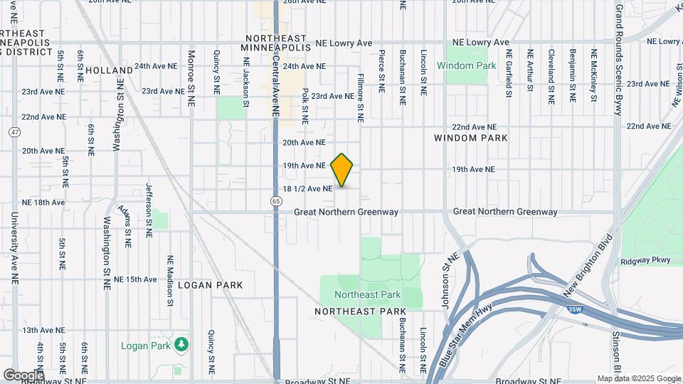 1825 Taylor St NE Map and Location Details