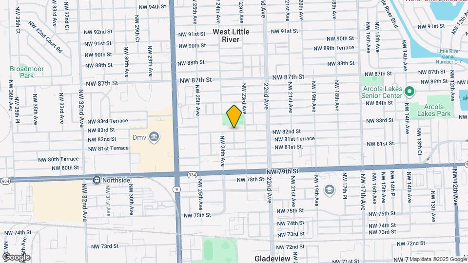 12213 NW 23rd Ct Map and Location Details