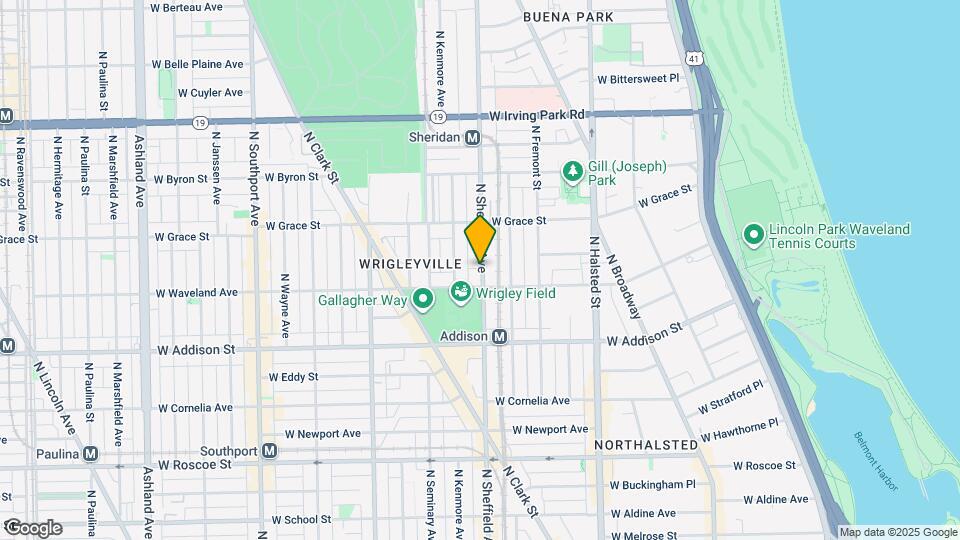 3724 N Sheffield Ave, Unit 407 Map and Location Details