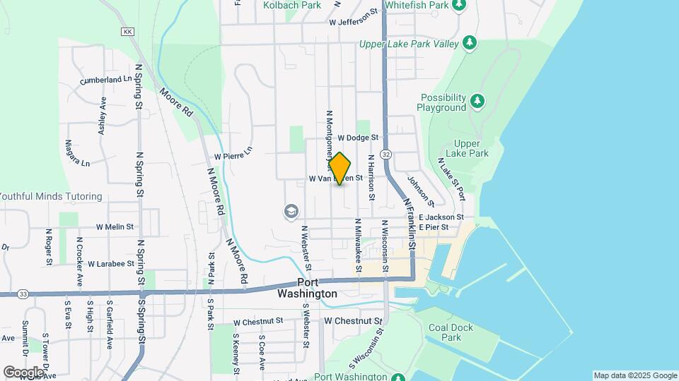 438 N Montgomery St, Unit Lower Map and Location Details