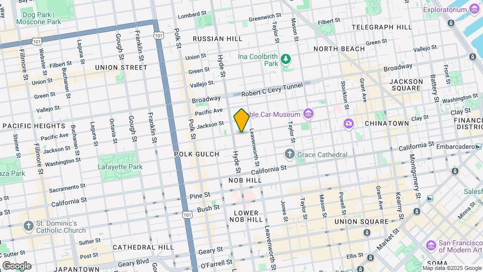 1449 Washington St Map and Location Details