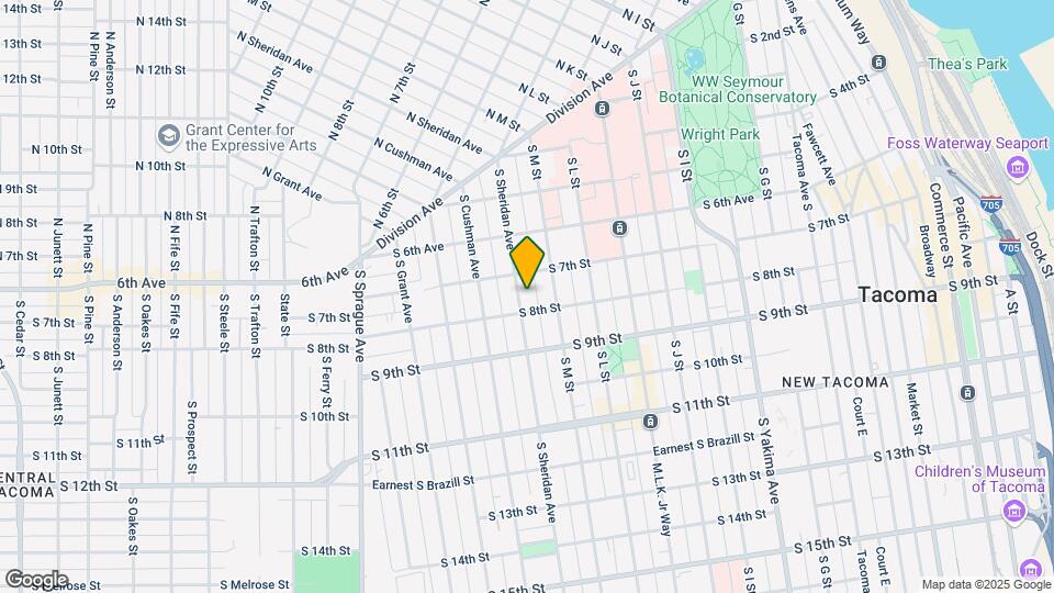 715 S Sheridan Ave Map and Location Details