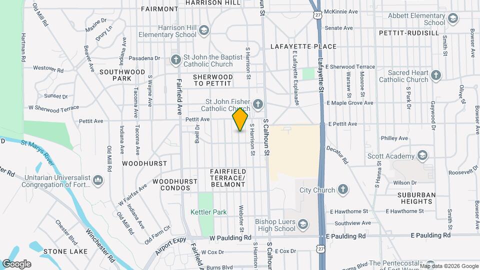 4923 Webster St Map and Location Details