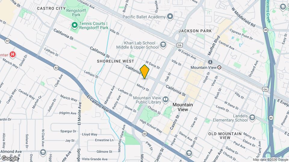 454 Mountain View Ave Map and Location Details