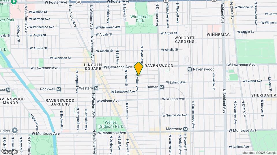 2133 W Giddings St, Unit 2 Mapa y Detalles de la Ubicación