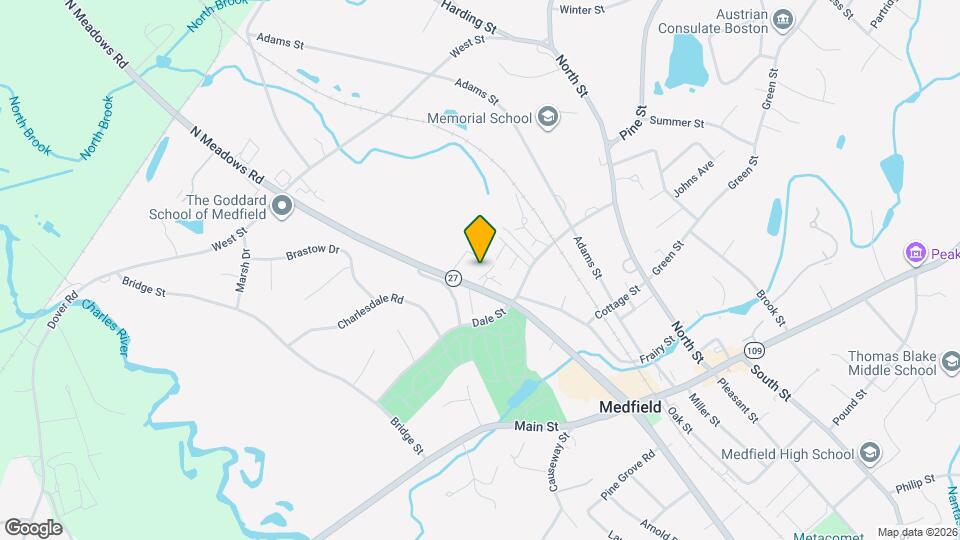 Medfield Meadows Apartments Map and Location Details