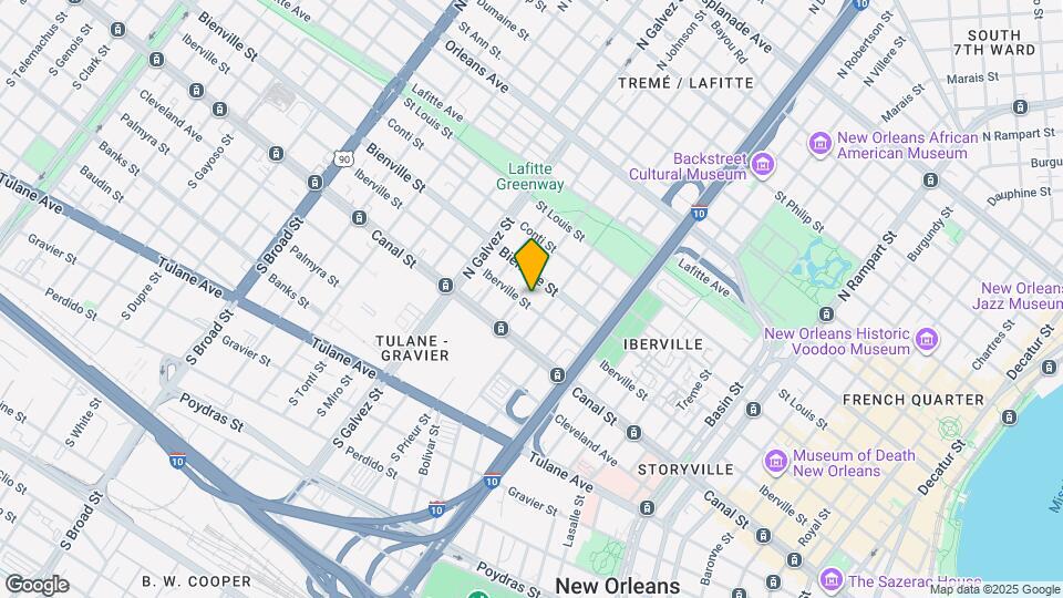 1925 Iberville St Map and Location Details