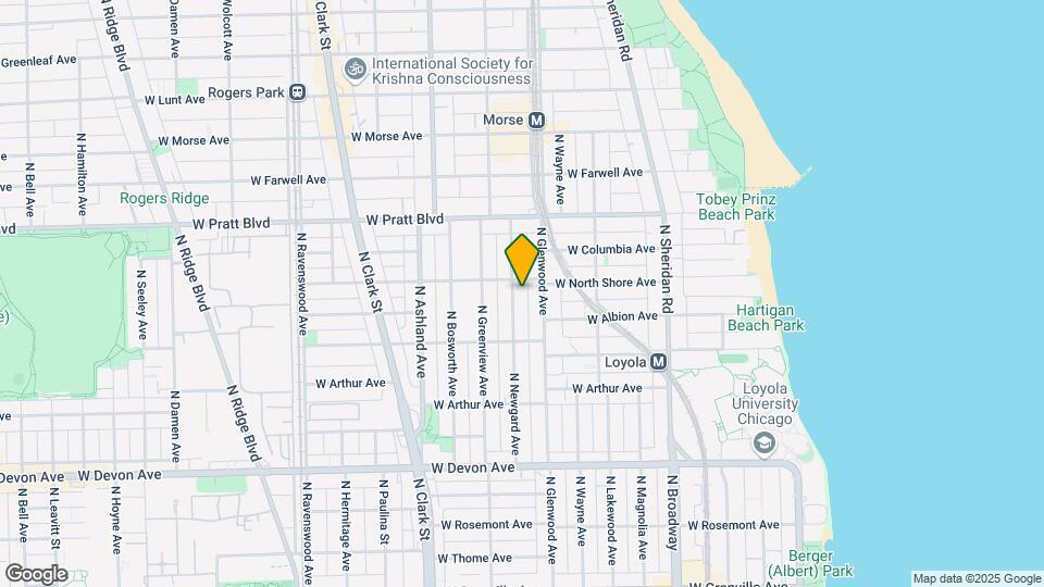 6635-6655 N Newgard Ave Mapa y Detalles de la Ubicación