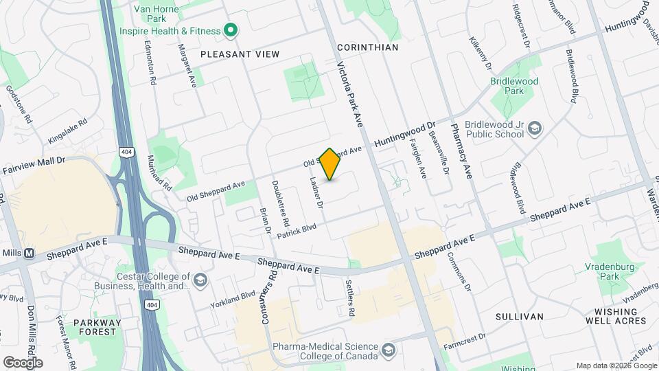 116 Pindar Crescent Map and Location Details