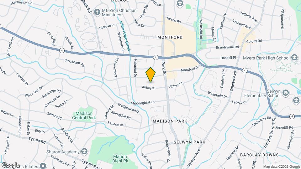 The Abbey Map and Location Details