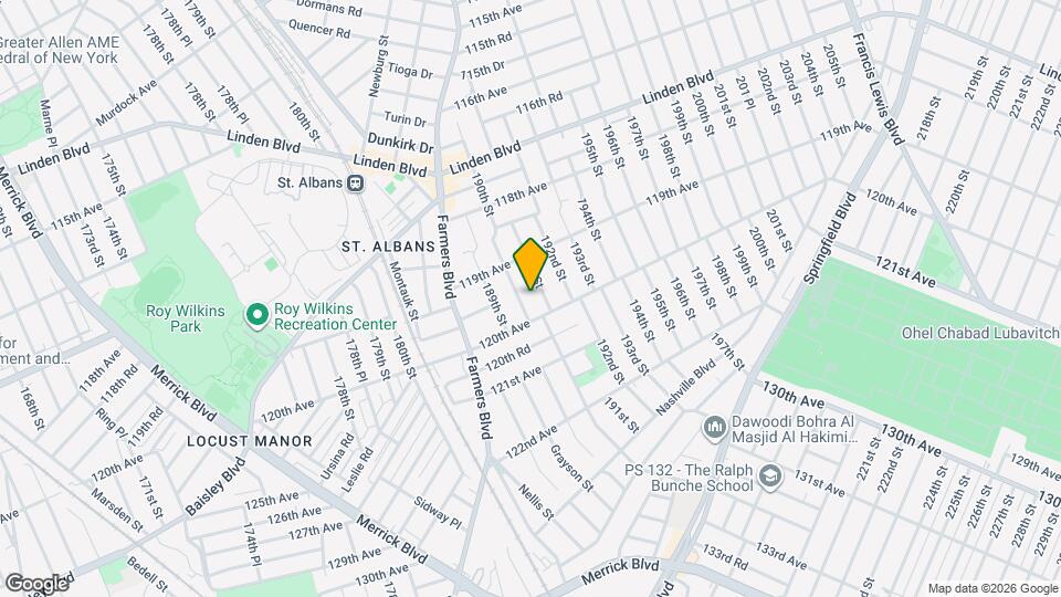 119-43 190th St Mapa y Detalles de la Ubicación
