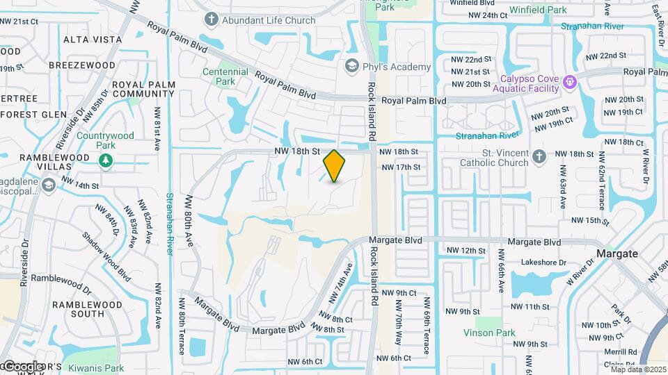 7321 NW 18th St Map and Location Details