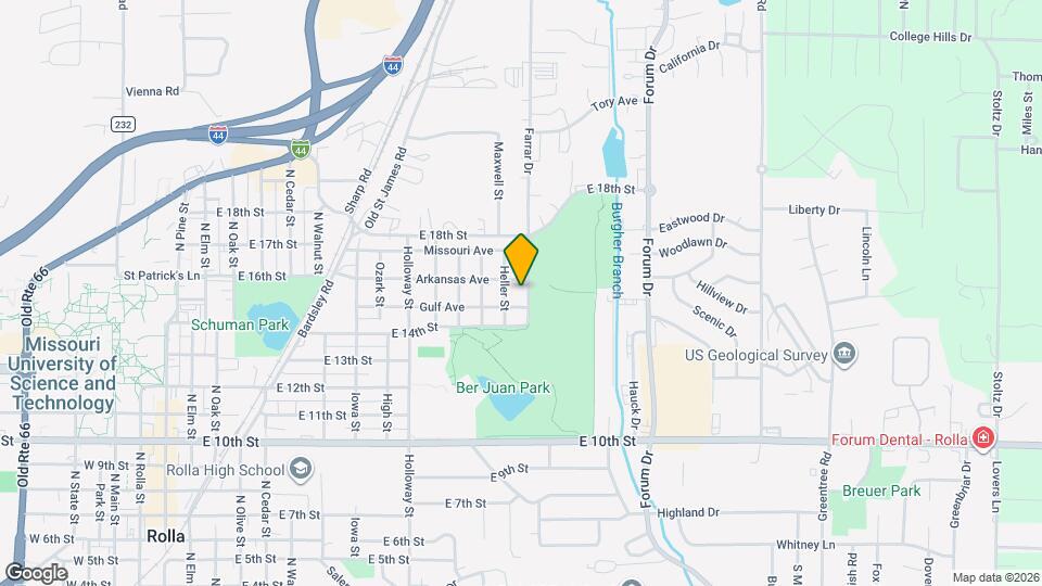 1507 Farrar Dr Map and Location Details