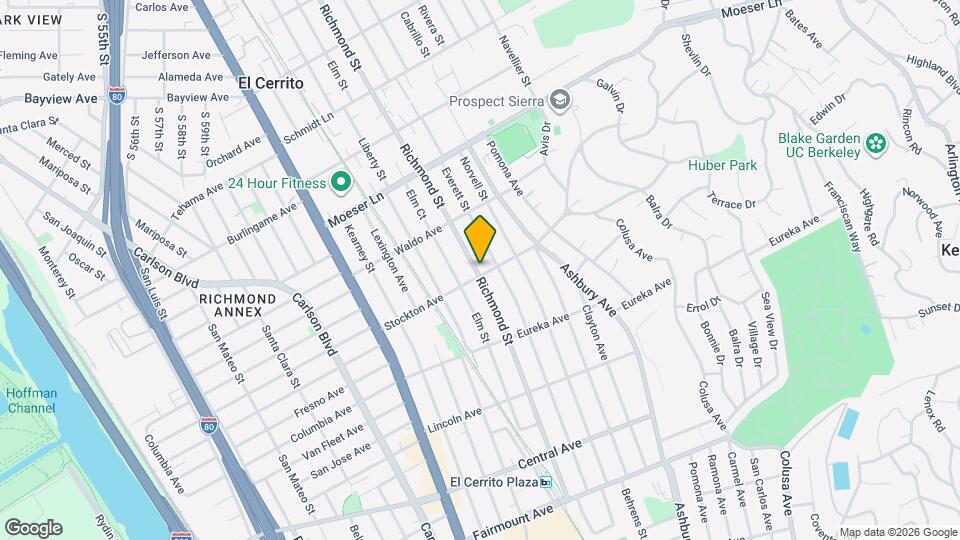 800 Richmond St Map and Location Details