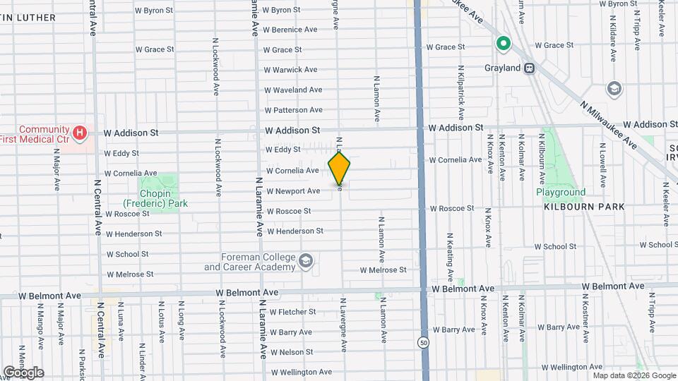 3424 N Lavergne Ave Map and Location Details