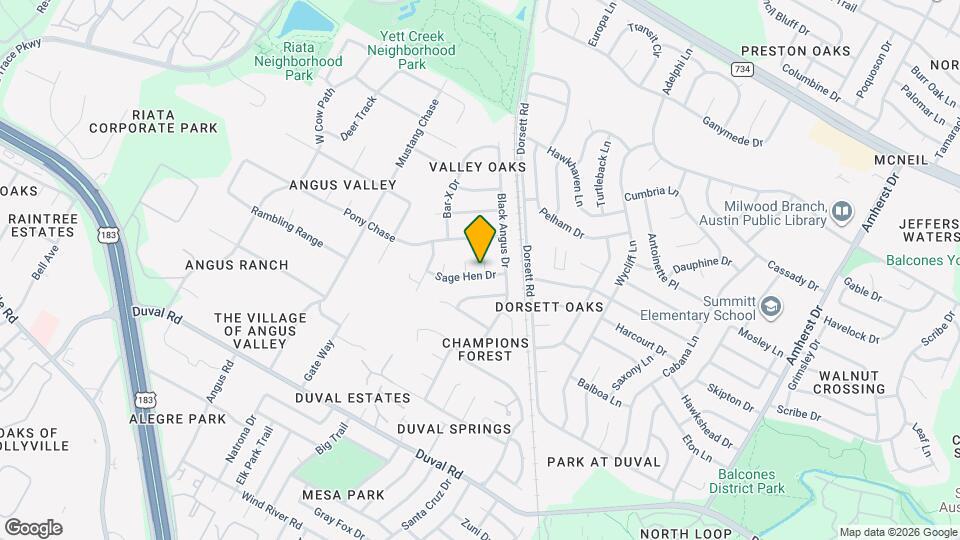 12100 Sage Hen Ct Map and Location Details