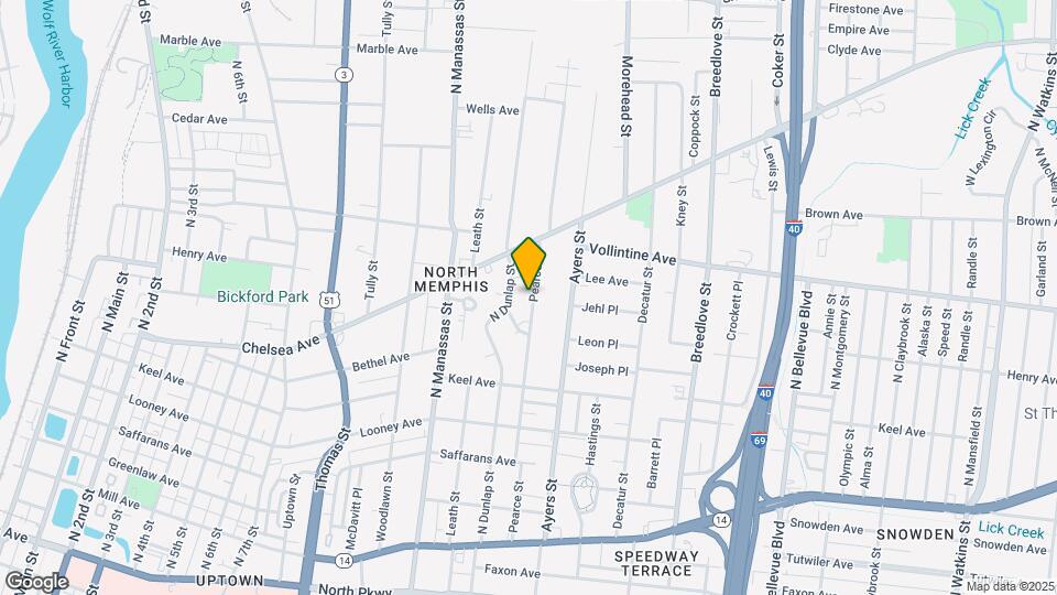 893 Pearce St Map and Location Details