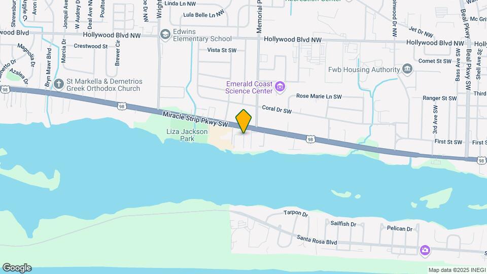 308 Miracle Strip Pkwy Mapa y Detalles de la Ubicación