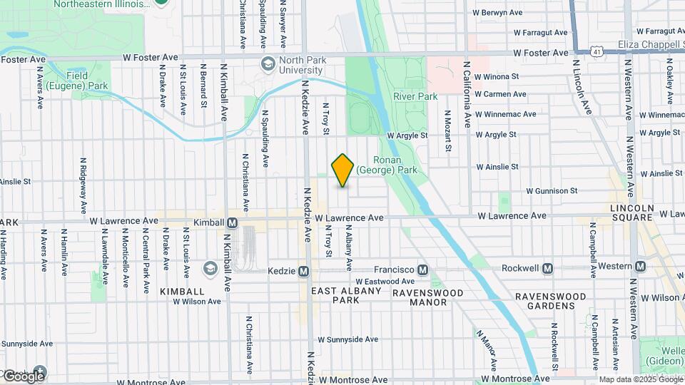 4836 N Albany Ave Map and Location Details