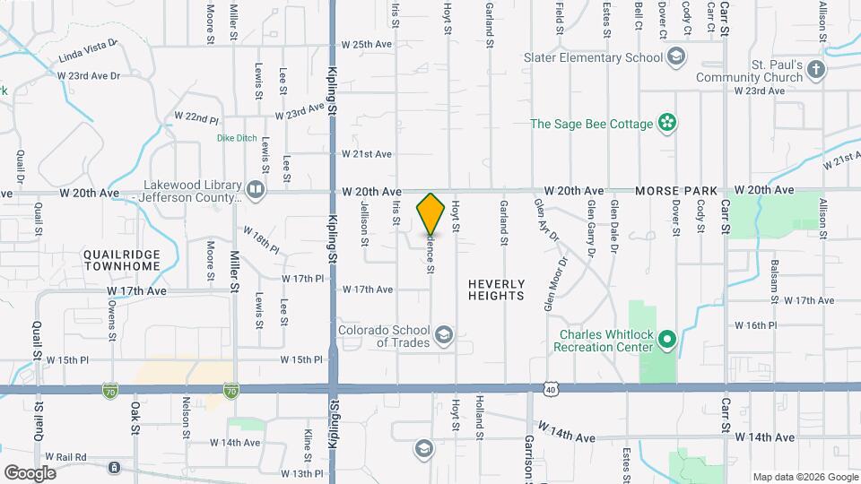 1865 Independence St Map and Location Details