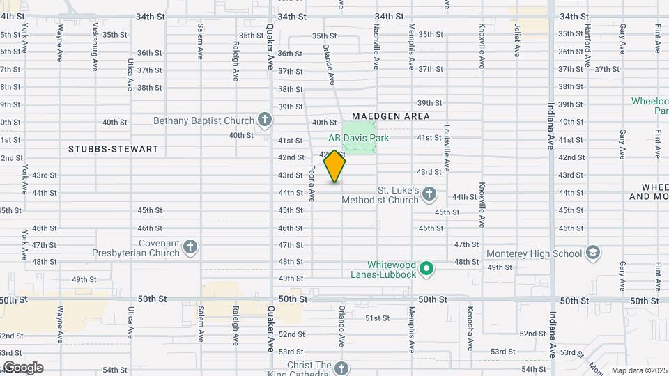 4204 44th St Map and Location Details