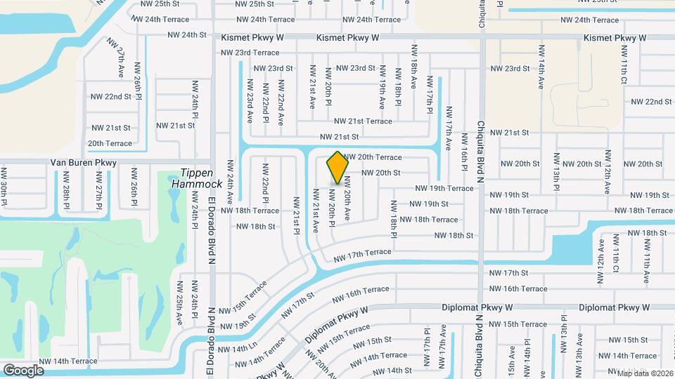 1843 NW 20th Pl Map and Location Details