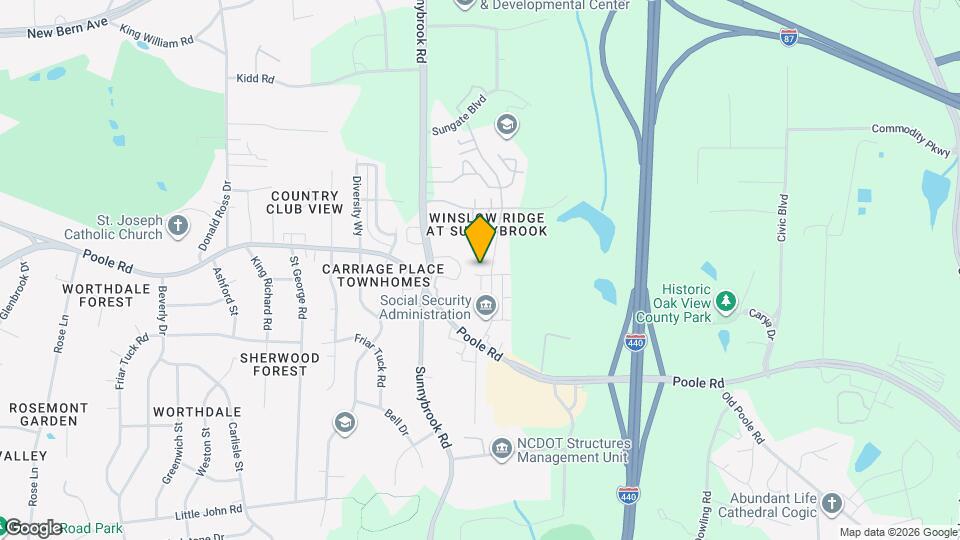 3305 Oak Pass Dr Map and Location Details