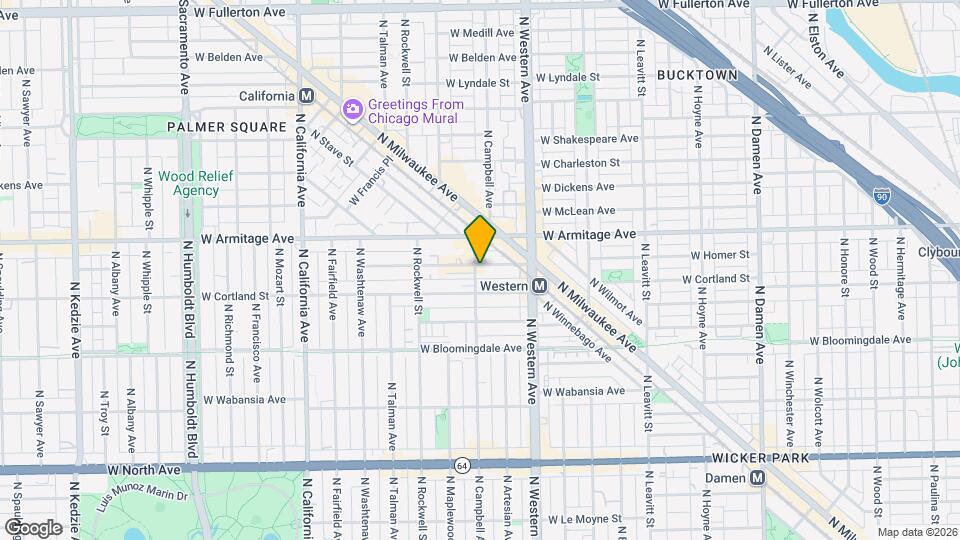2457 W Homer St Map and Location Details