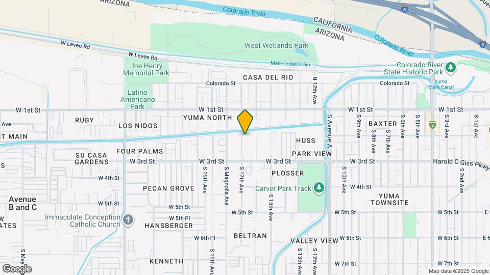 251 S 17th Ave Map and Location Details