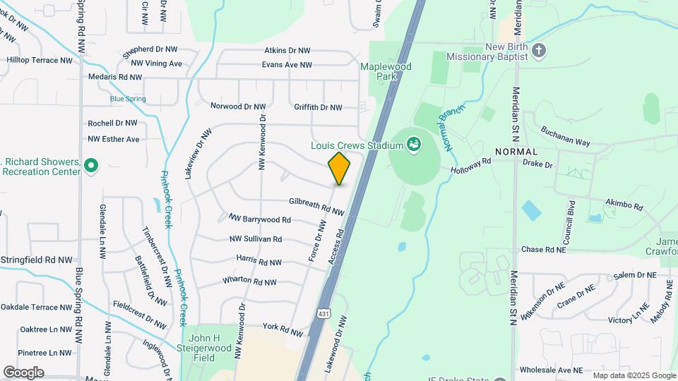 4500 Force Dr NW Map and Location Details