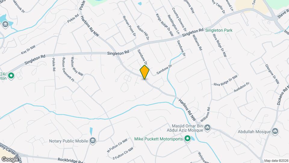 1217 Harbins Rd NW Map and Location Details