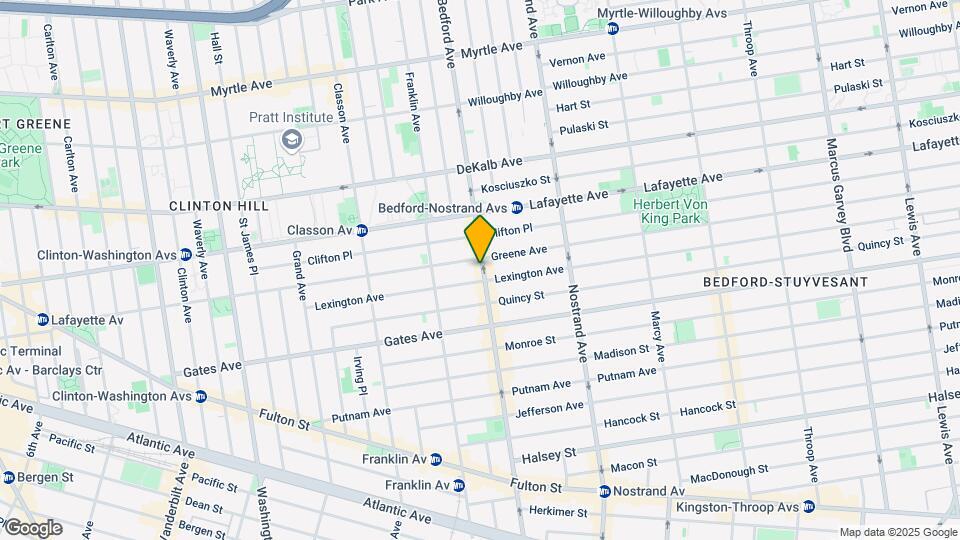 1088 Bedford Ave Map and Location Details