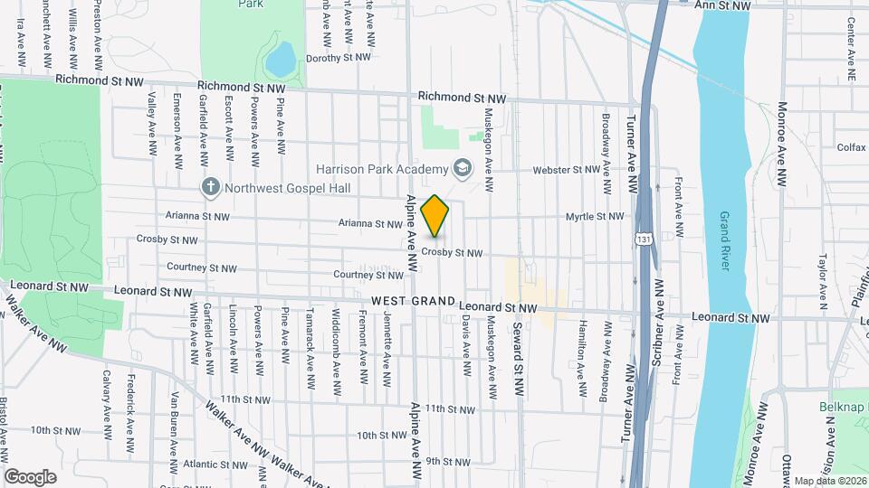 735 Crosby St NW Map and Location Details