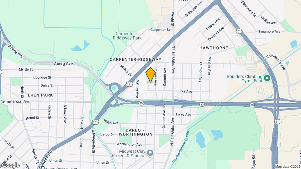 721 Pinecrest Dr-Unit -1 Map and Location Details
