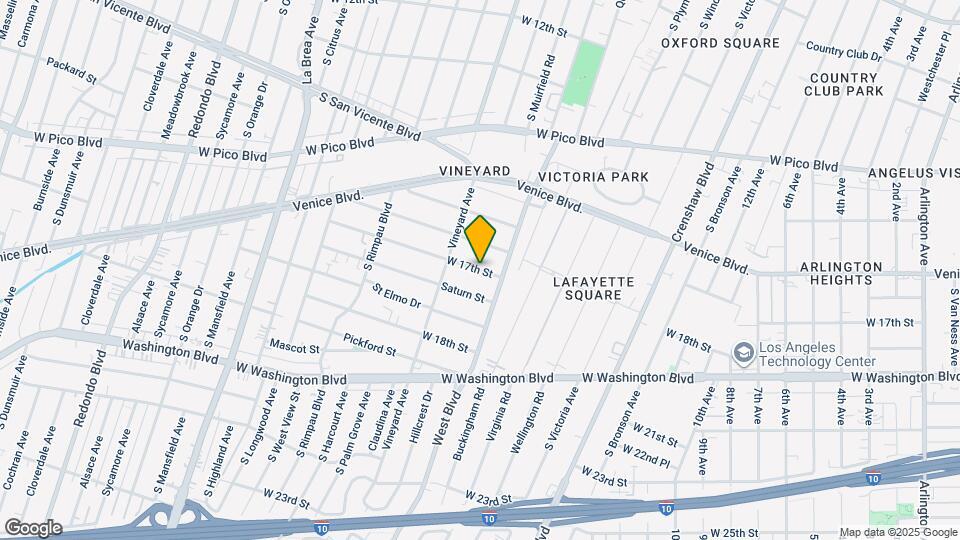 4527 W 17th St Map and Location Details