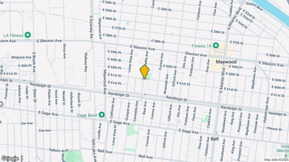 6100 Carmelita Ave Map and Location Details