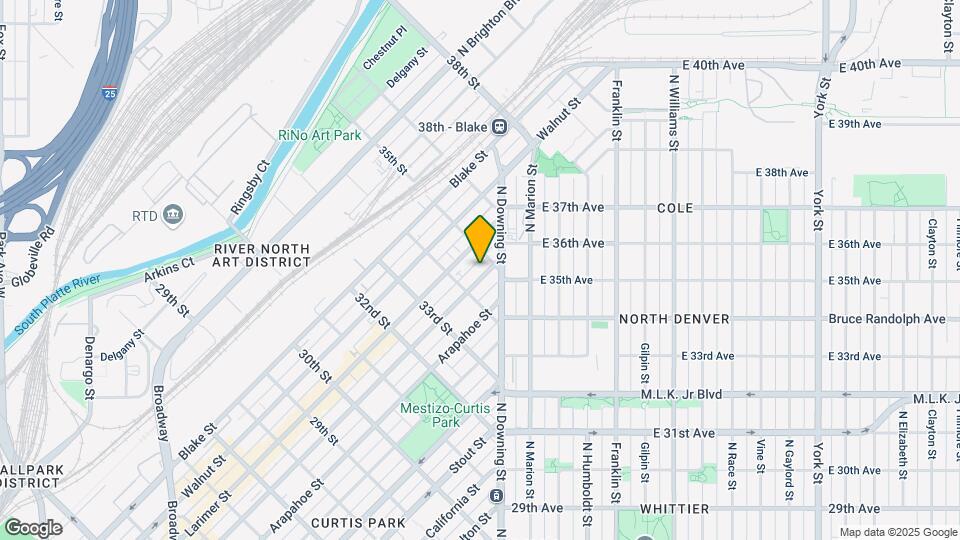 3437 Lawrence St Map and Location Details