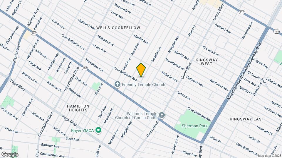 1907 Semple Ave Map and Location Details