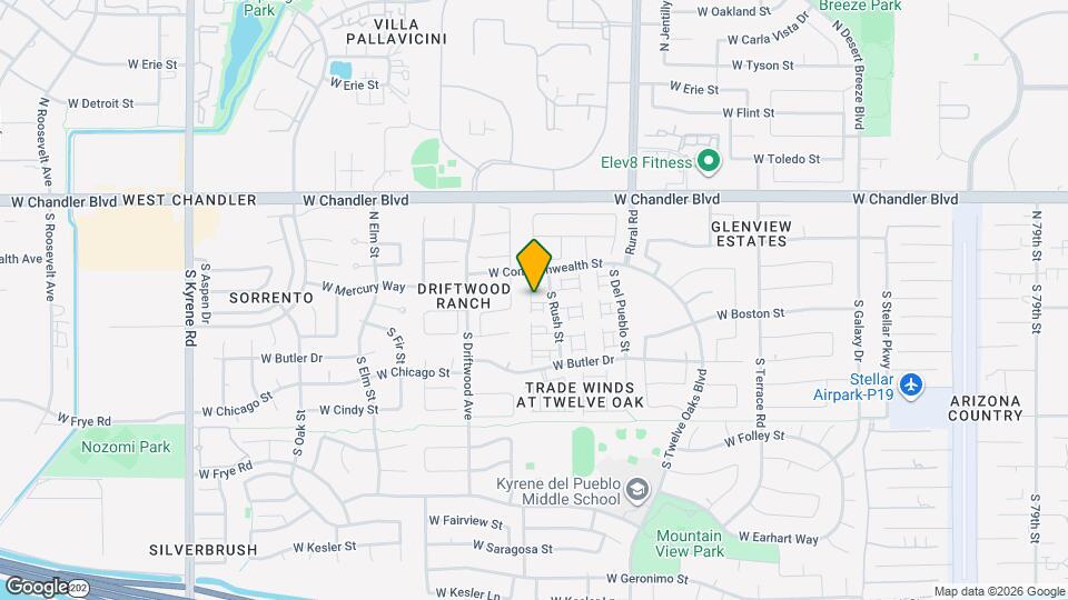 5246 W Boston Way S Map and Location Details