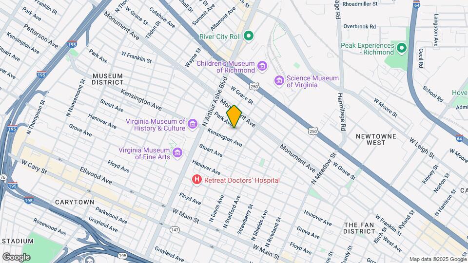 2601 Park Ave Map and Location Details